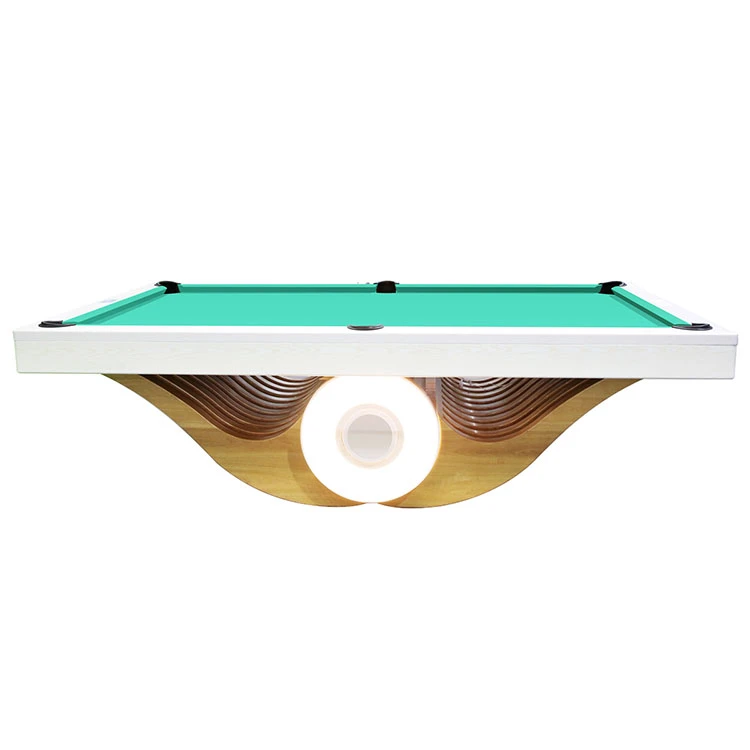 Fashion Commercial Slate Pool Dining Billiard Table With Light