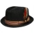 Import Fashion Fedora Trilby Gangster Cap Straw Panama Hat Men Women Summer Beach Jazz Hats Porkpie Hat from China