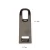 Fashion gun metal zipper puller slider for handbag decorative garment zip puller