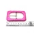 Import Fashionable Fuxia Color Women Belt Buckle With Imitation Raffia For Garment Bags &amp; Shoes from China