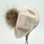 Import Fashionable Wholesale Ladies Spring Wool Beret With Real Fur Pom Pom Women Custom Berets from China