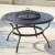 Import Fast food cast aluminum canteen table and chairs, outdoor table and chair set from China