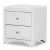 Import Faux Leather Upholstered Modern Nightstand, White color bedside tables for bedroom from China