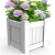 Import Fentech 18 inch Cubic White Vinyl PVC Flower Box Planter for Garden from China