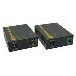 Fiber optic transmitter and receiver HDMI over singlemode LC 2km / multimode OM3 300m support RS232