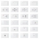 Fiko American Standard Footlight Switch Made of Tempered Glass Suitable for Home/Hotel Light Switch