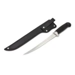 Fillet Knife Set with Two Custom Fit Sheaths, One of Each 8in. and  6in. Knives with Non-slip Grips and Sharp Blades