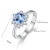 Import fine fashion Jewelry Gemstone Ring 925 Sterling Silver Luxury Women Engagement Wedding WOMENS Sapphire Gift Party from China