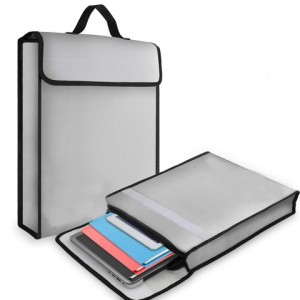 Fireproof Business Messenger Bag Important Document Storage Bag Various Size File Packet