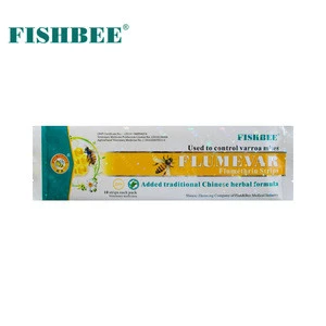Fishbee 10 strips FLUMEVAR  flumethrin Strip varroa mite killer with Chinese herbal medicine extracts