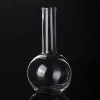 Flat Bottom Glass Flask Short Neck Distillation Flask Laboratory Boiling Bottle Lab Supplies Glassware Kit