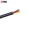 Flexible Tinned Copper Electrical Wires, Stranded 24 awg 3 Core PVC Coated PVC Insulation Cable