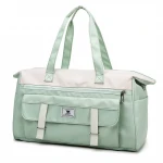 Foldable Travel Duffel Bag, Separation of wet and dry Carry On Luggage Bag, Lightweight Travel Luggage Bag for Sports, Gym