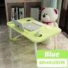 Folding Efficient Home Laptop stand Laptop Bed Tray Table with Slot for Phone or Cups