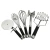 Import Food Grade Manual Silicone Whisk Set Egg Beater Blender Balloon Wire Whisk  and TPR Handle soft grip from China