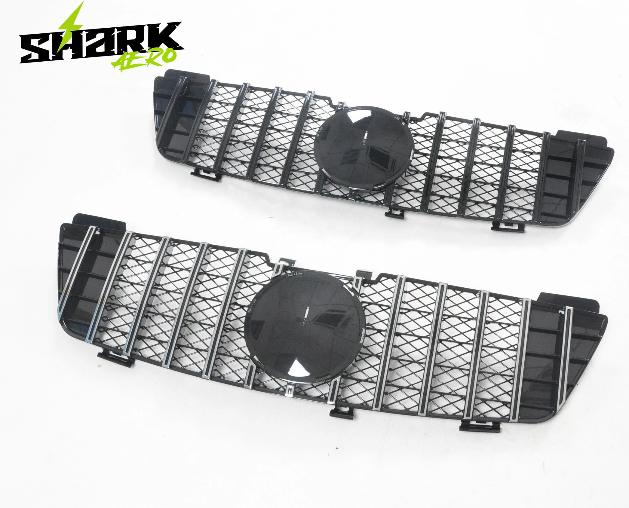 For Mercedes Benz ML W164 Grill Body Kit Chrome ABS GT Style Front Grille