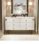 Import Foshan Factory Price Hotel Home Furniture  Gold Stainless Steel Frame Modern Console table from China