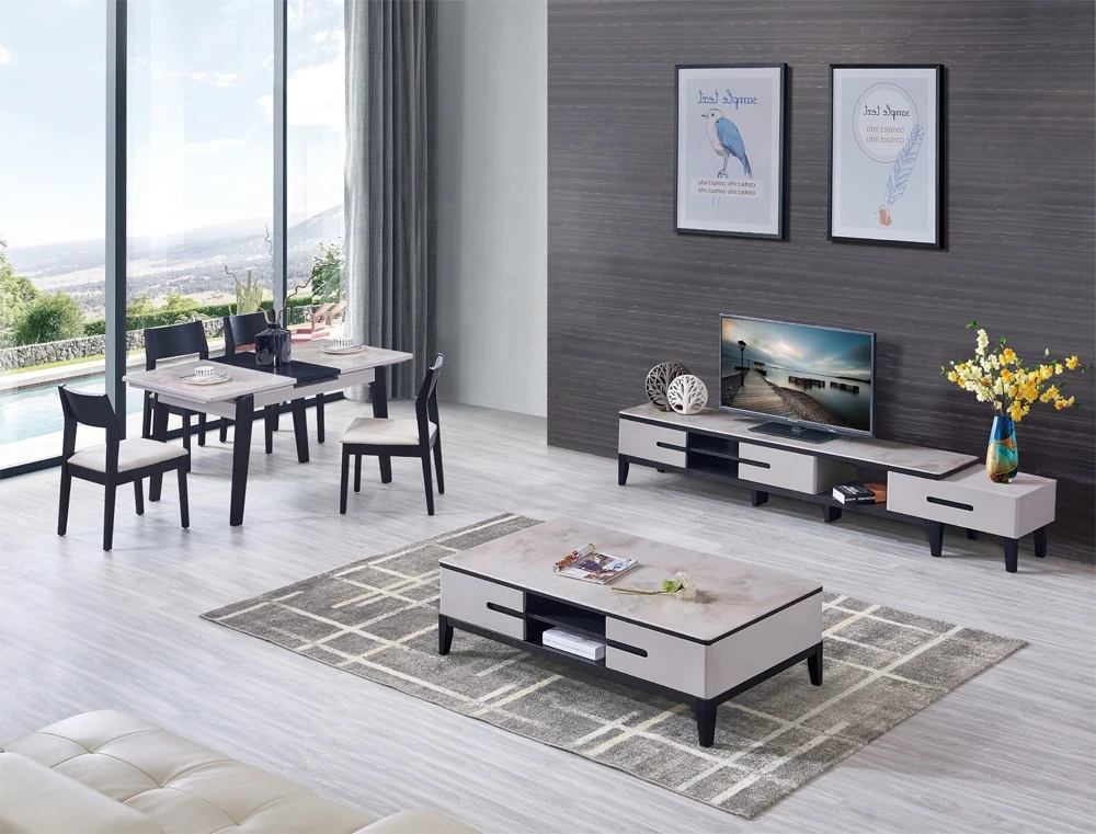 Foshan manufacturer modern designs dining table furniture hotel home