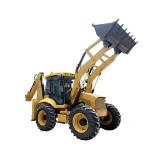Four Wheel Steering 8 Ton 8000kg 4wd Backhoe Loader Compact Backhoe Excavator Loader With Telescopic Boom