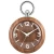 Import Free Shipping Modern White Number Wooden Pocket Watch with Silver Watch Chain from China