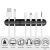 Import Free Shipping New Design Good Flexibility Desk Wire Management Cord Holder Cable Organizer from China
