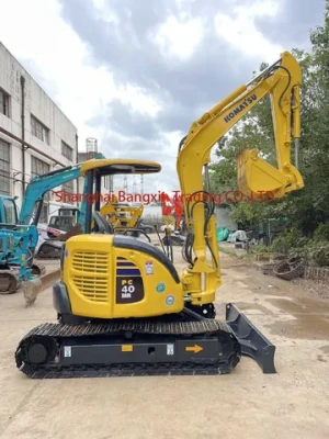 free shipping! second hand low price small machine used mini excavator komatsu pc40MR for sale