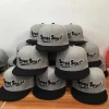 Free shipping wholesale  custom flat bill closed back flat brim hip hop  fitted cap baseball hats  embroidery snapback caps