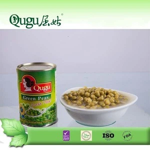Fresh 400g Canned Green Peas in Brine Easy Open Canned Peas in Water