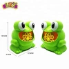 Frog bubble machine toy with battery automatic soap for kids