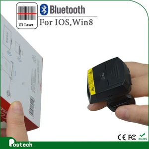FS01 warehouse management supply chain Bluetooth Wearable Ring Finger 1D laser Barcode Scanner