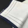 Fty direct supply  Mens high quality  100%  soft cotton woven colored pocket handkerchief