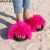 Import Furry Faux Designer Slides Wholesale Cheap Fur Slippers Sandals Faux Fur Flat Slippers from China