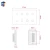 Import G-Tech Plus Smart Tuya Wall Switch Smart Switch No Neutral 8 Gang Switch Wifi Remote Control from China