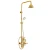Import G157 Higher cost performance gold bathroom shower antique shower faucet set rain shower set faucet gold from China