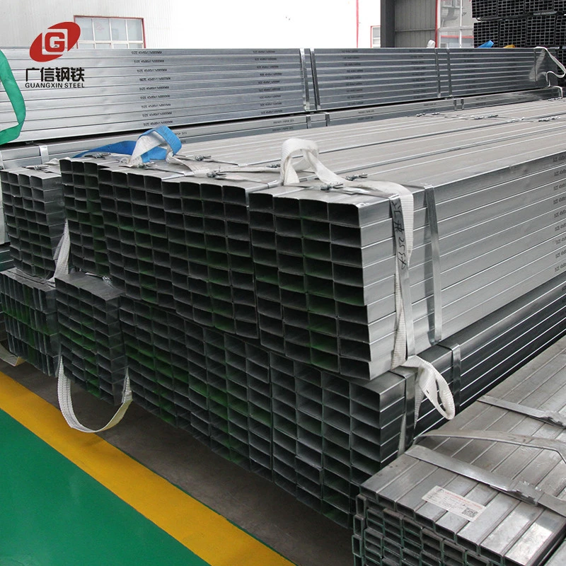 Galvanized carbon tubes shs steel profile for furniture frame