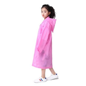 GBRC-0014 1PC Cartoon Style Waterproof Kids Raincoat For Children Rain Coat
