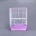 General purpose metal birdcage compact small size birdcage portable suspension birdcage assembly new cage