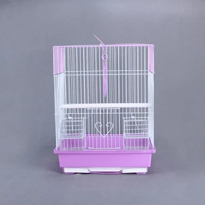 General purpose metal birdcage compact small size birdcage portable suspension birdcage assembly new cage