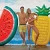 Import Giant 76&quot; Pineapple Pool Float Raft Yellow/green Inflatable Pool Lounge Floating Pineapple from China