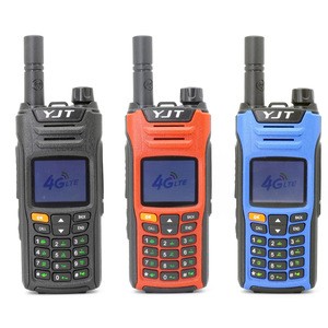 Global Coverage Android 2G 3G 4G GSM WCDMA LTE Talki Walki New Function Walkie Talkie With Sim Card 100 Km Range