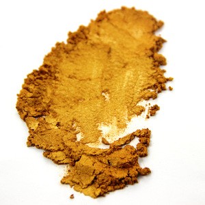 Gold Crystal Sparkle Pearlescent Effect Pigments Powder