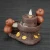 Import Gold Ingot Lucky Pig Ceramic Backflow Incense Burner with 10pcs Incense Cones 664894 from China