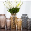 Gold / Rose Gold / Silver Glass & Crystal Vases Tall Flower Glass Vases Wedding Centerpiece Glass Cylinder Vase