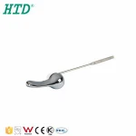 Good design chrome flush brass rod toilet tank front lever