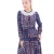 Import Good-material ethnic print preloved long sleeve silk women dress from China