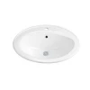 Good Price Design Art Porcelain Ceramic Solid Surface Pedestal Sink Table Counter Top Bathroom Hand Hair Face Water Wash Basin