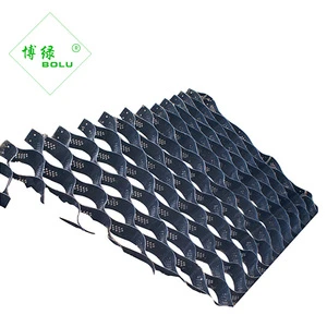 Good production line geocell used in road construction for slope protection net