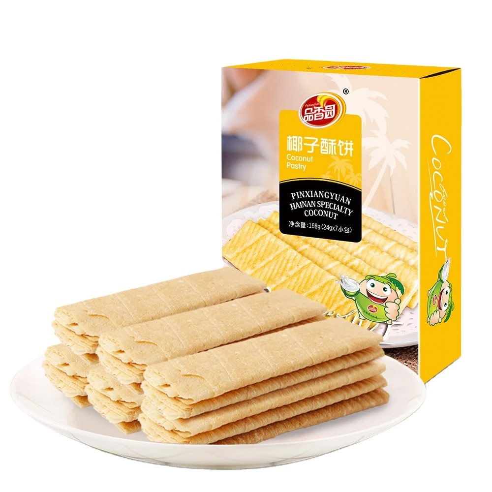 Good quality coconut crispy thin biscuits cracker at best price