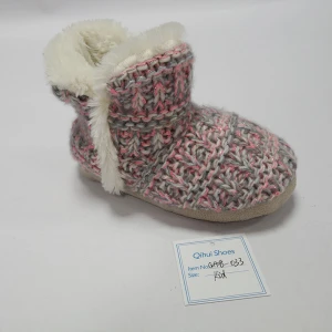 Good sale warm indoor winter boots colorful customized warm shoes boots
