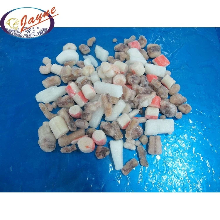 Great quality frozen seafood shrimp and fish mix quality seafood mix